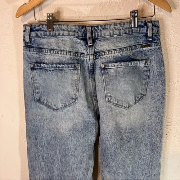 KANCAN High Rise Relaxed Distressed Tapered Jeans - Picture 8 of 10